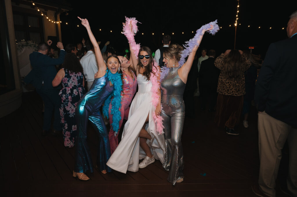 Bride and bridesmaids 